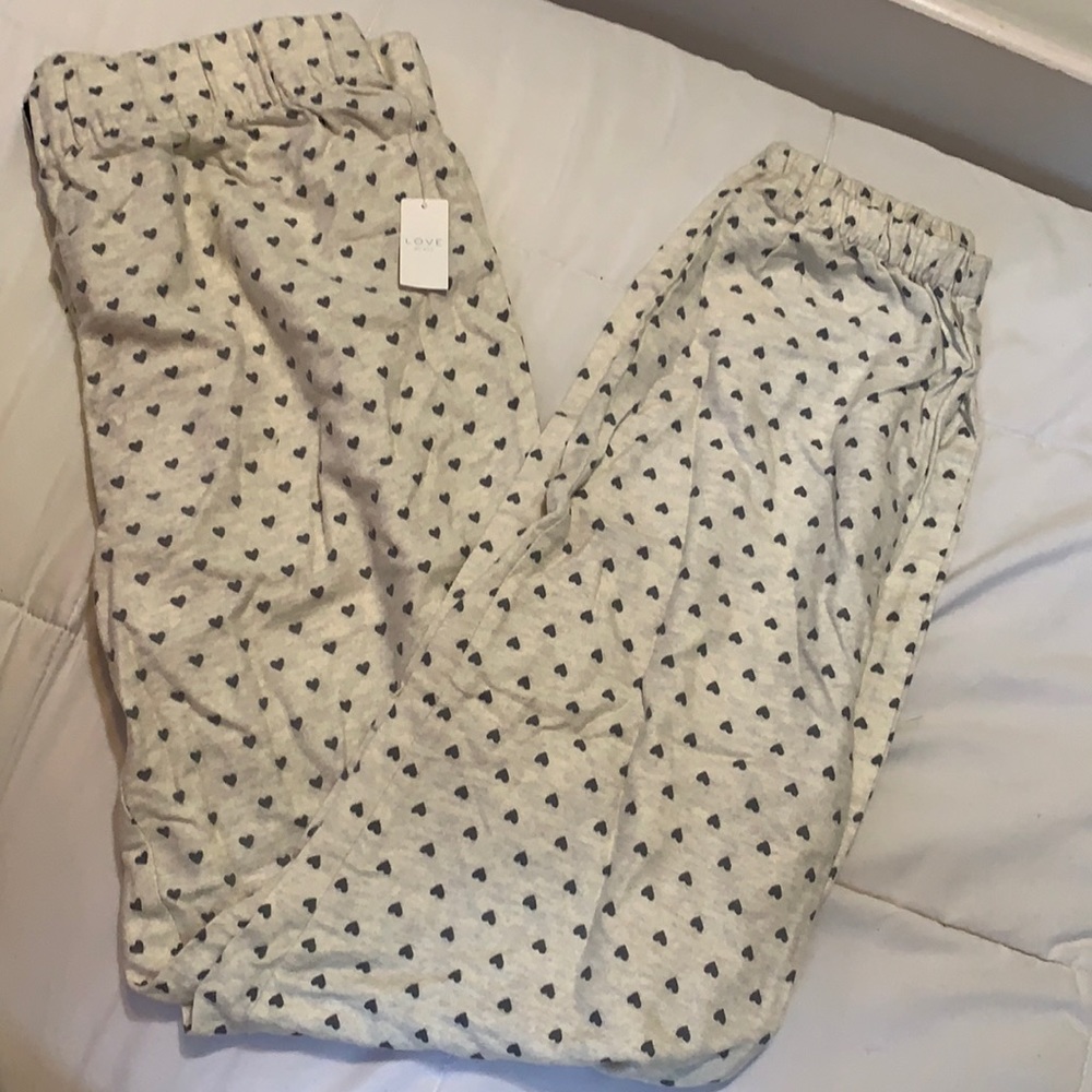 GAP heart print joggers size xs